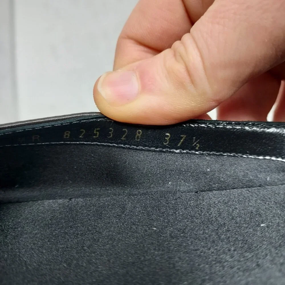 Saint Laurent YSL Black Womens Leather Lido Slip-on Shoe - Picture 3 of 11